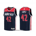 Camiseta Nino Washington Wizards Russell Westbrook #42 Association 2020-21 Azul