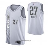 Camiseta Oklahoma City Thunder Vit Krejci #27 Ciudad 2021-22 Blanco