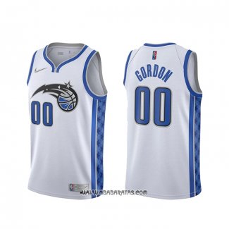 Camiseta Orlando Magic Aaron Gordon #00 Earned 2020-21 Blanco