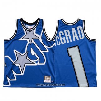 Camiseta Orlando Magic Tracy Mcgrady #1 Mitchell & Ness Big Face Azul