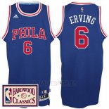 Camiseta Philadelphia 76 Retroers Julius Erving #6 Retro Azul