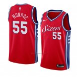 Camiseta Philadelphia 76ers Greg Monroe #55 Statement 2018 Rojo