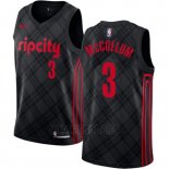 Camiseta Portland Trail Blazers C.J. McCollum #3 Ciudad Negro