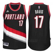 Camiseta Portland Trail Blazers Ed Davis #17 Negro