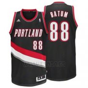 Camiseta Portland Trail Blazers Nicolas Batum #88 Negro