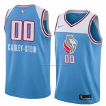 Camiseta Sacramento Kings Willie Cauley Stein #00 Ciudad 2018 Azul
