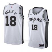 Camiseta San Antonio Spurs Lonnie Walker Iv #18 Association 2018 Blanco