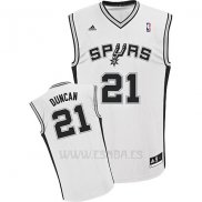 Camiseta San Antonio Spurs Tim Duncan #21 Blanco