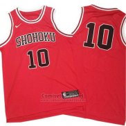 Camiseta Shohoku 10 Rojo