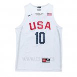 Camiseta USA 2016 Kobe Bryant #10 Blanco