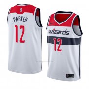 Camiseta Washington Wizards Jabari Parker #12 Association 2018 Blanco