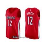 Camiseta Washington Wizards Jabari Parker #12 Earned Rojo