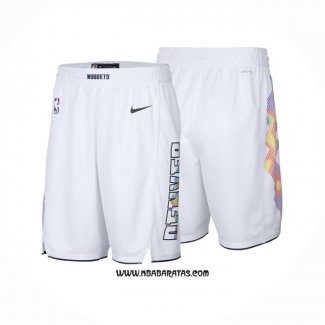 Pantalone Denver Nuggets Ciudad 2024-25 Blanco