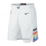 Pantalone Denver Nuggets Ciudad Edition Blanco