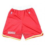 Pantalone Houston Rockets Hardwood Classics Rojo