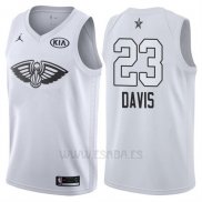 Camiseta All Star 2018 New Orleans Pelicans Anthony Davis #23 Blanco