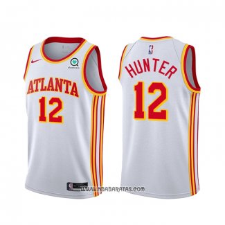 Camiseta Atlanta Hawks De'Andre Hunter #12 Association 2020-21 Blanco