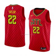 Camiseta Atlanta Hawks Isaiah Taylor #22 Statement 2017-18 Rojo
