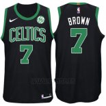 Camiseta Boston Celtics Jaylen Brown #7 2017-18 Negro