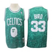 Camiseta Boston Celtics Larry Bird #33 Mitchell & Ness Verde