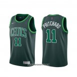 Camiseta Boston Celtics Payton Pritchard #11 Earned 2020-21 Verde