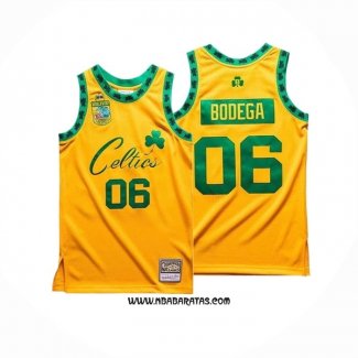 Camiseta Boston Celtics x Bodega #06 Amarillo