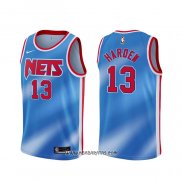 Camiseta Brooklyn Nets James Hardenl #13 Classic 2020-21 Azul