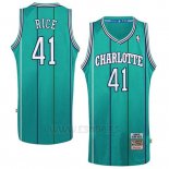 Camiseta Charlotte Hornets Glen Rice #44 Retro Verde