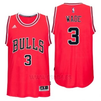 Camiseta Chicago Bulls Dwyane Wade #3 Rojo