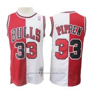 Camiseta Chicago Bulls Scottie Pippen #33 Retro Rojo Blanco