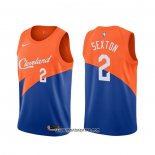 Camiseta Cleveland Cavaliers Collin Sexton #2 Ciudad Azul