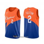 Camiseta Cleveland Cavaliers Collin Sexton #2 Ciudad Azul