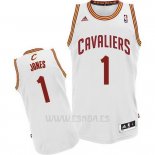 Camiseta Cleveland Cavaliers Dahntay Jones #1 2015 Blanco