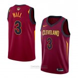 Camiseta Cleveland Cavaliers George Hill Finals Bound Icon #3 2017-18 Rojo