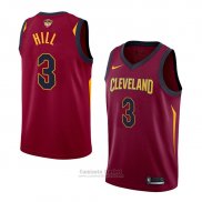 Camiseta Cleveland Cavaliers George Hill Finals Bound Icon #3 2017-18 Rojo