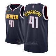 Camiseta Denver Nuggets Juan Hernangomez #41 Icon 2018-19 Azul