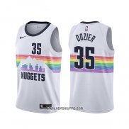 Camiseta Denver Nuggets P.j. Dozier #35 Ciudad Negro