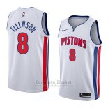 Camiseta Detroit Pistons Henry Ellenson #8 Association 2018 Blanco