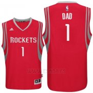 Camiseta Dia del Padre Houston Rockets DAD #1 Rojo