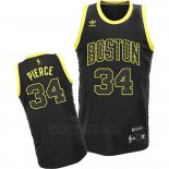 Camiseta Electricidad Moda Boston Celtics Paul Pierce #34 Negro