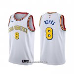 Camiseta Golden State Warriors Alec Burks #20 Classic Edition 2019-20 Blanco