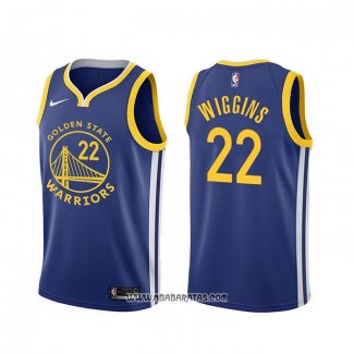 Camiseta Golden State Warriors Andrew Wiggins #22 Icon Azul