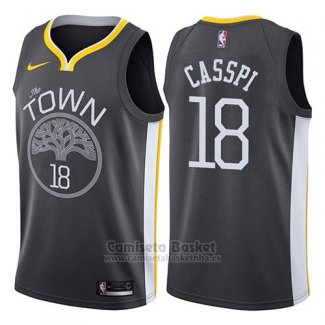 Camiseta Golden State Warriors Mens Omri Casspi Statement #18 2017-18 Gris