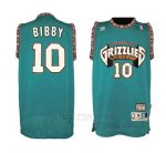 Camiseta Historic Retro Vancouver Grizzlies Mike Bibby #10 Verde
