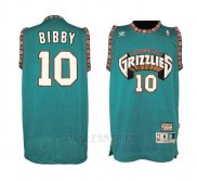 Camiseta Historic Retro Vancouver Grizzlies Mike Bibby #10 Verde