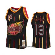 Camiseta Houston Rockets James Harden #13 Negro