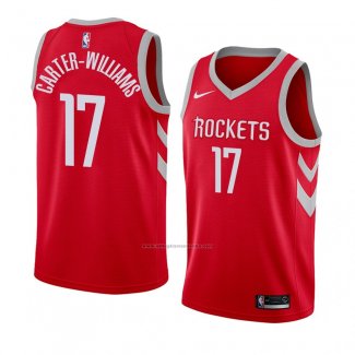 Camiseta Houston Rockets Michael Carter Williams #17 Icon 2018 Rojo