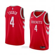 Camiseta Houston Rockets P.j. Tucker Icon #4 2017-18 Rojo
