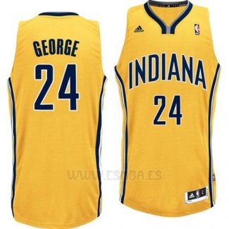 Camiseta Indiana Pacers Paul George #24 Amarillo