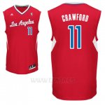 Camiseta Los Angeles Clippers Jamal Crawford #11 Rojo
